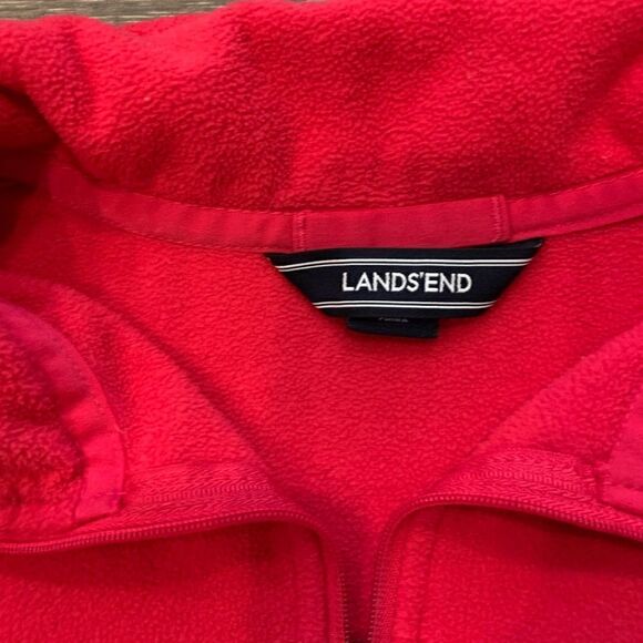 Lands End Women’s Quarter Zip Pull-Over Lightweight Fleece.  Size: M. - Picture 2 of 4